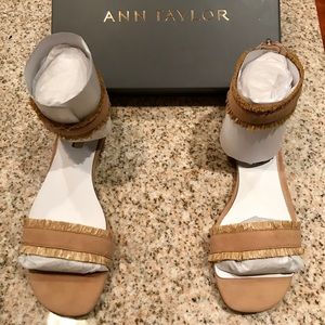 Ann Taylor Fringe Sandal